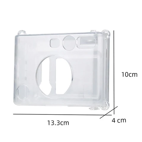 Прозрачная фотокамера 13,3*4*10 см, задняя крышка для Mini EVO Crystal PVC, защитный чехол, 1 шт.
