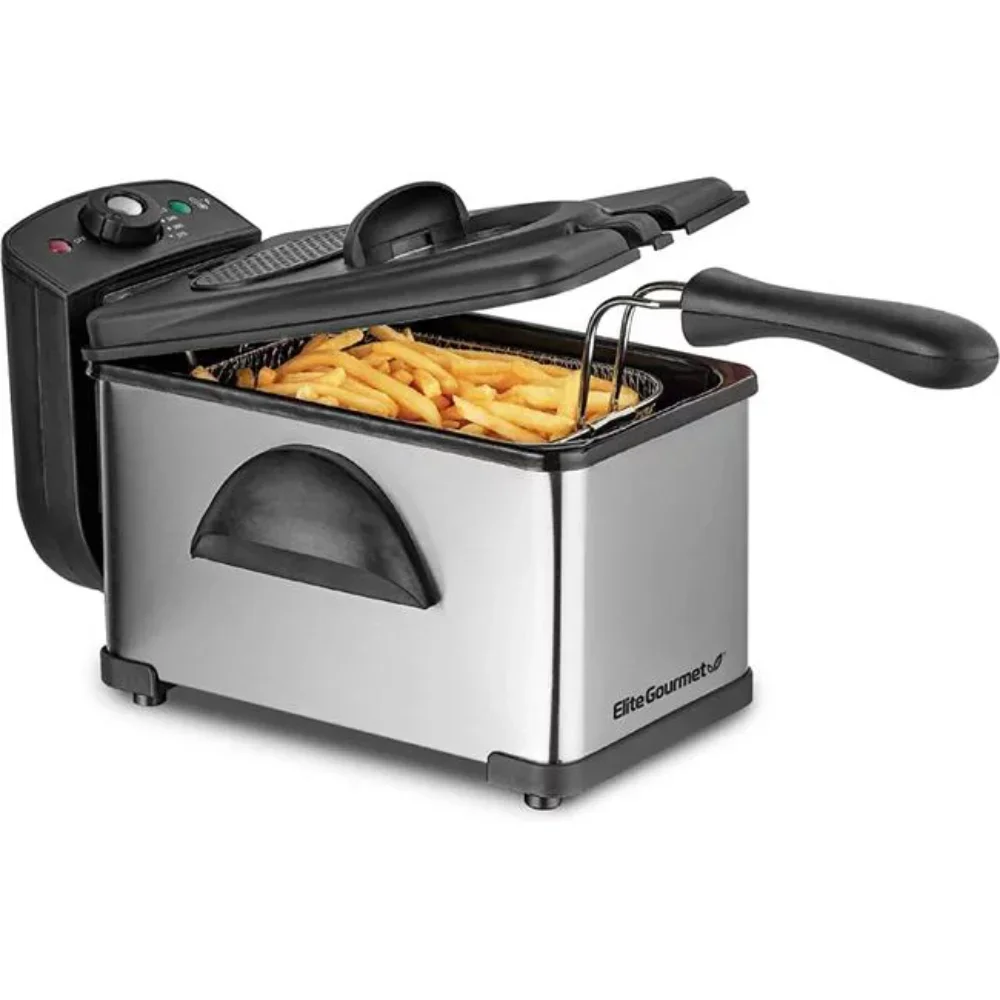 

Изысканная нержавеющая сталь 2Qt. Погружная фритюрница, глубокая фритюрница