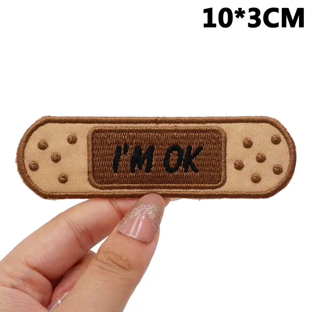 pomoc Haftowane naszywki Aplikacja Etykieta do szycia Punk Biker Band Rock Odznaki na ubrania z haczykiem