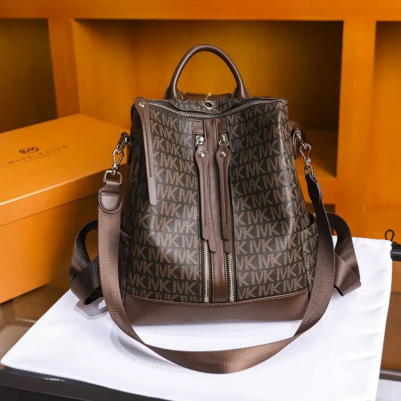 

Top Luxury Brand Genuine Leather Fashion Backpack 2023 New High Quality Handbag Schoolbag Travel Bag Animation Derivatives