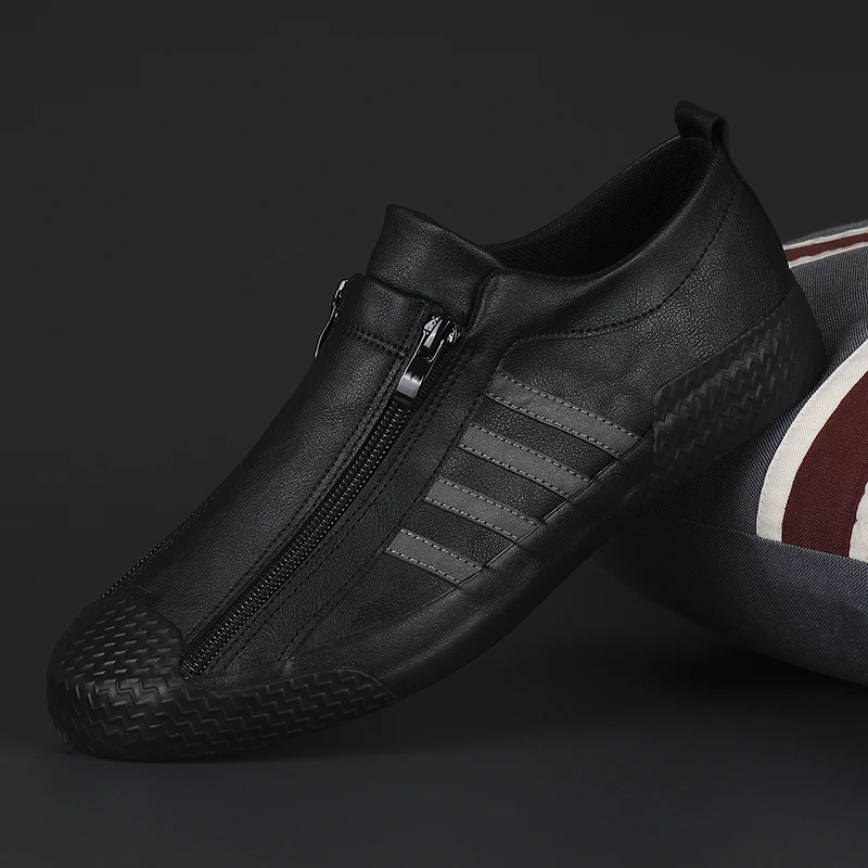 

Мокасины мужские кожаные, удобные повседневные кроссовки, лоферы для взрослых