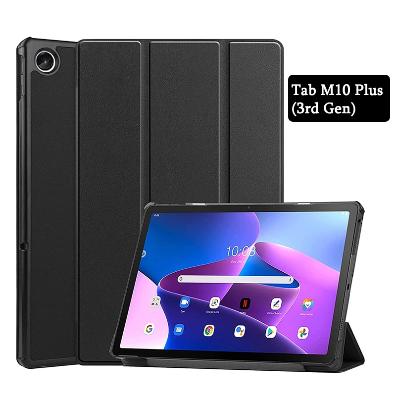 

Чехол для планшета Lenovo Tab M10 Plus 3-го поколения, 10,6 дюйма, TB128FU TB125FU, тройного сложения, Магнитный чехол-Подставка Для Xiaoxin Pad 2022, чехол
