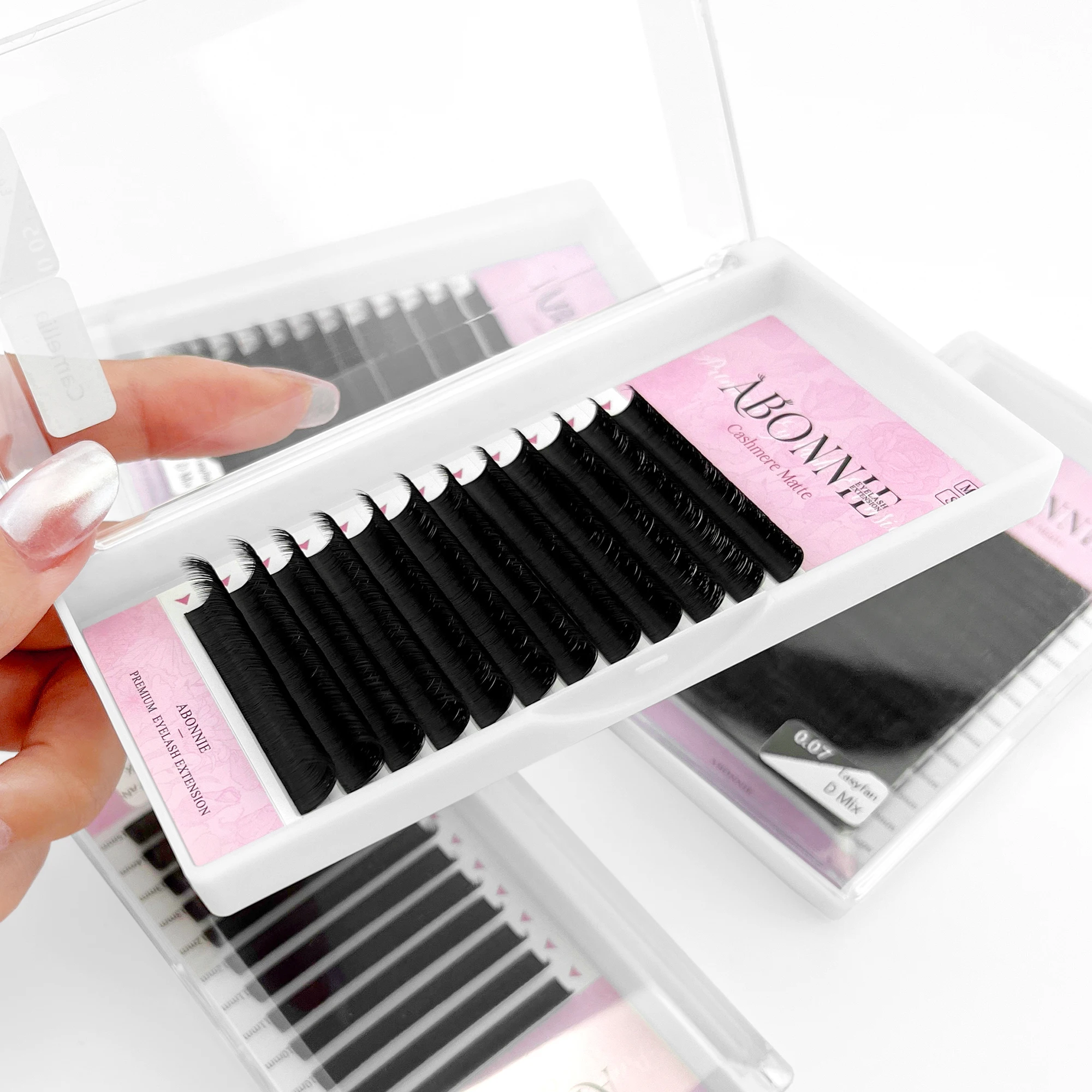 Ресницы Abonnie Camellia Easy Fanning кашемировые автоматические ресницы для наращивания