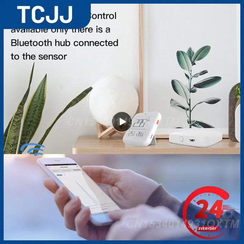 

1/2/3PCS MoesHouse ZigBee Smart Brightness Thermometer Sensor Light Temperature Humidity Detector Tuya Smart App