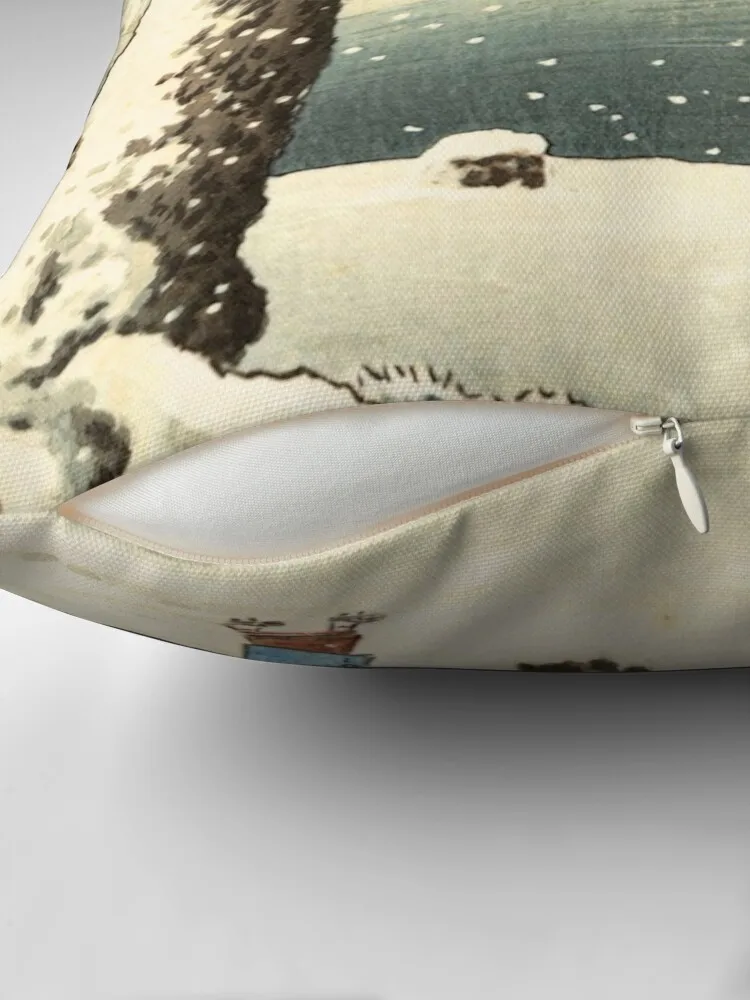 Декоративная подушка Sarusawa Pond in Nara от Tsuchiya Koitsu рождественские подушки Наволочки