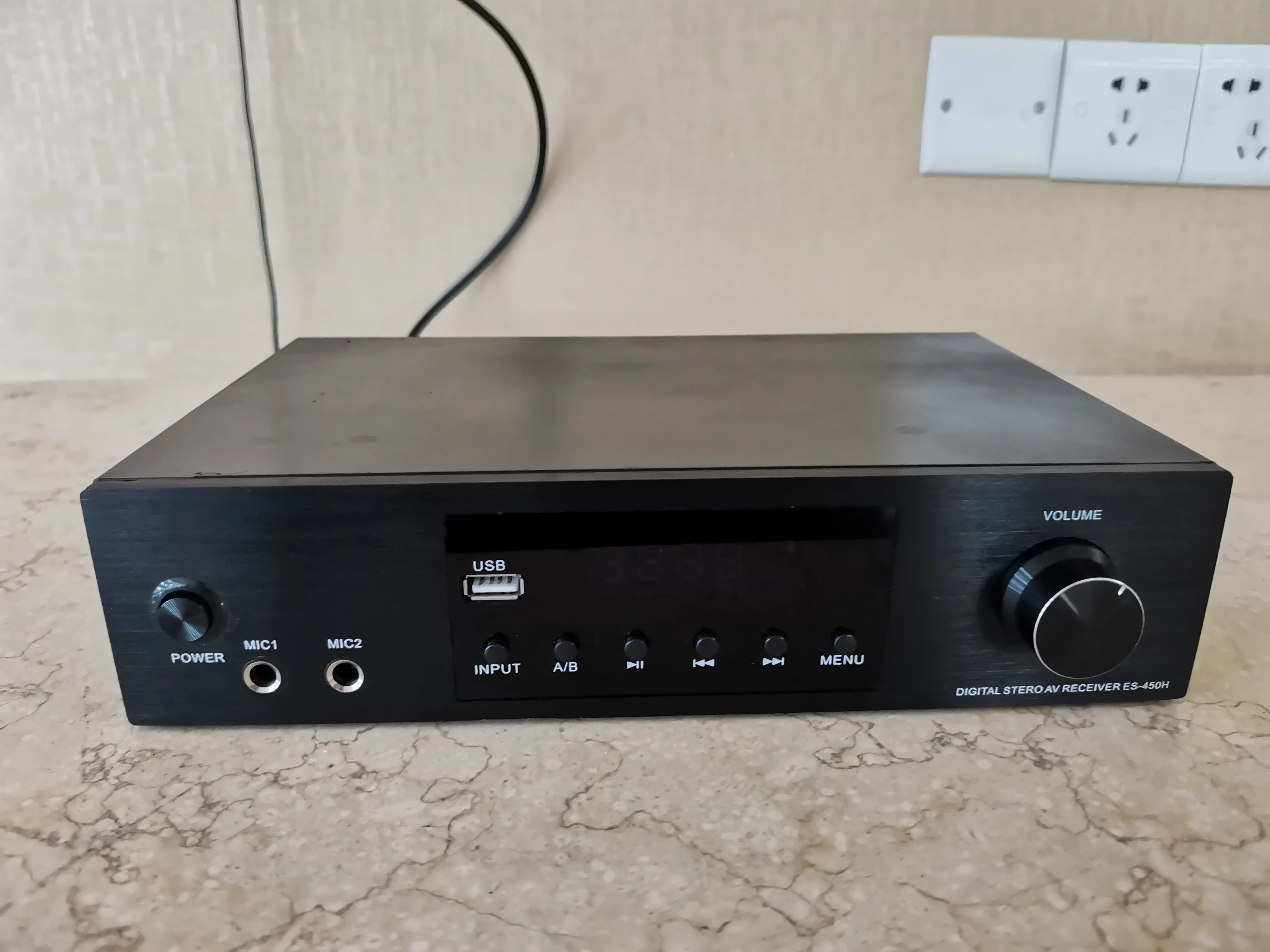 

2022 High Power HD AV Receiver Karaoke Amplifier with A/B/A+B KTV-200