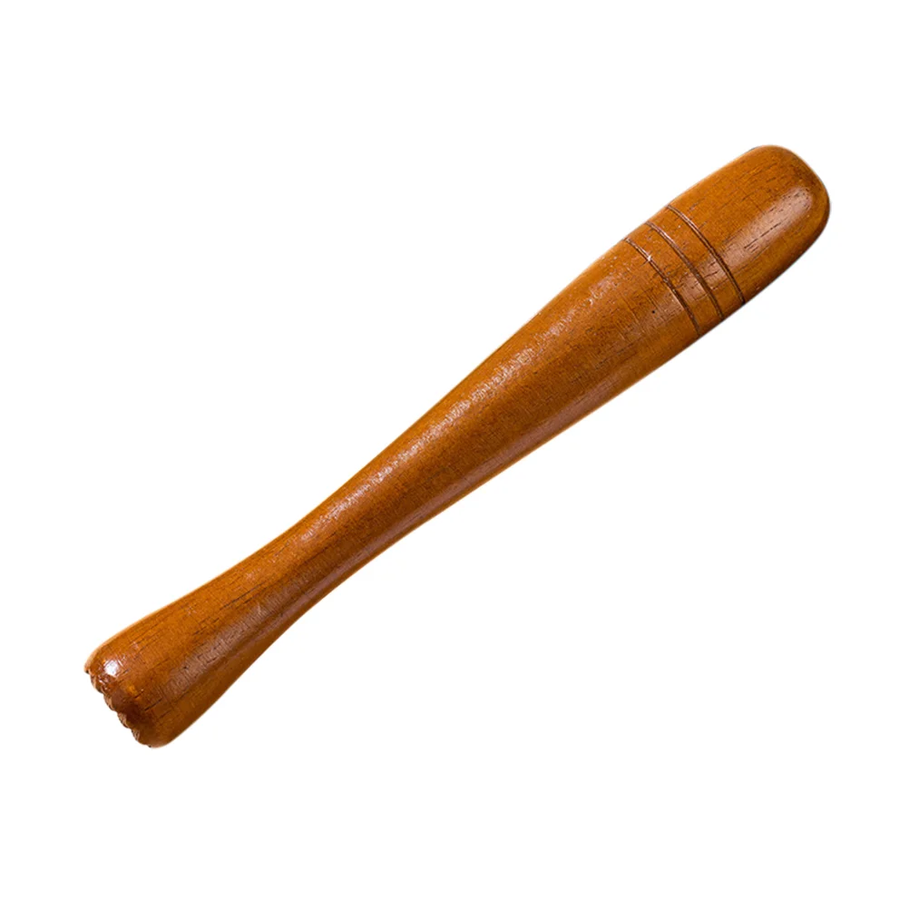 

1Pc Mashing Medicine Stick Pounded Jar Wooden Smooth Hand Pestle (Brown)