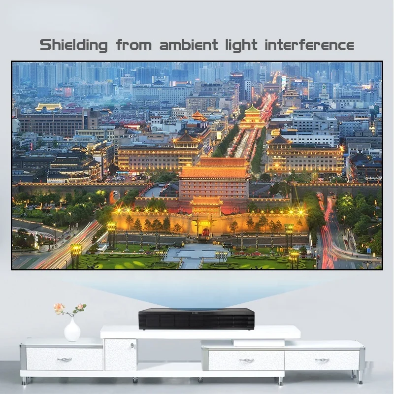 100 дюймовый сверхкороткий проекционный экран с защитой от света ust alr