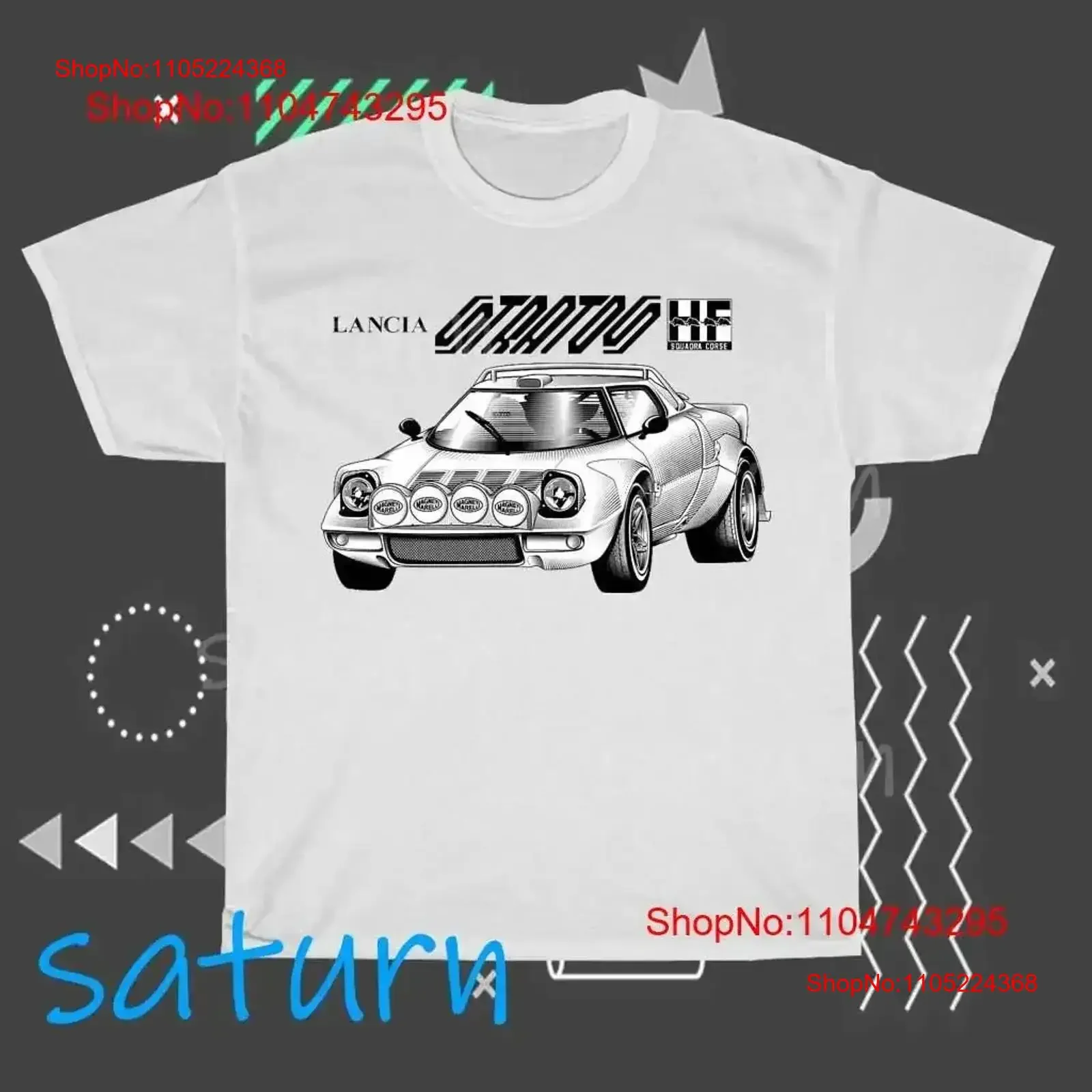 Фото Футболка Lancia HF Squadra Corse с активным логотипом, забавная, размеры от S до 5XL, винтажная, мягкая, слегка мужская, уличная, винтажная, стираная №1