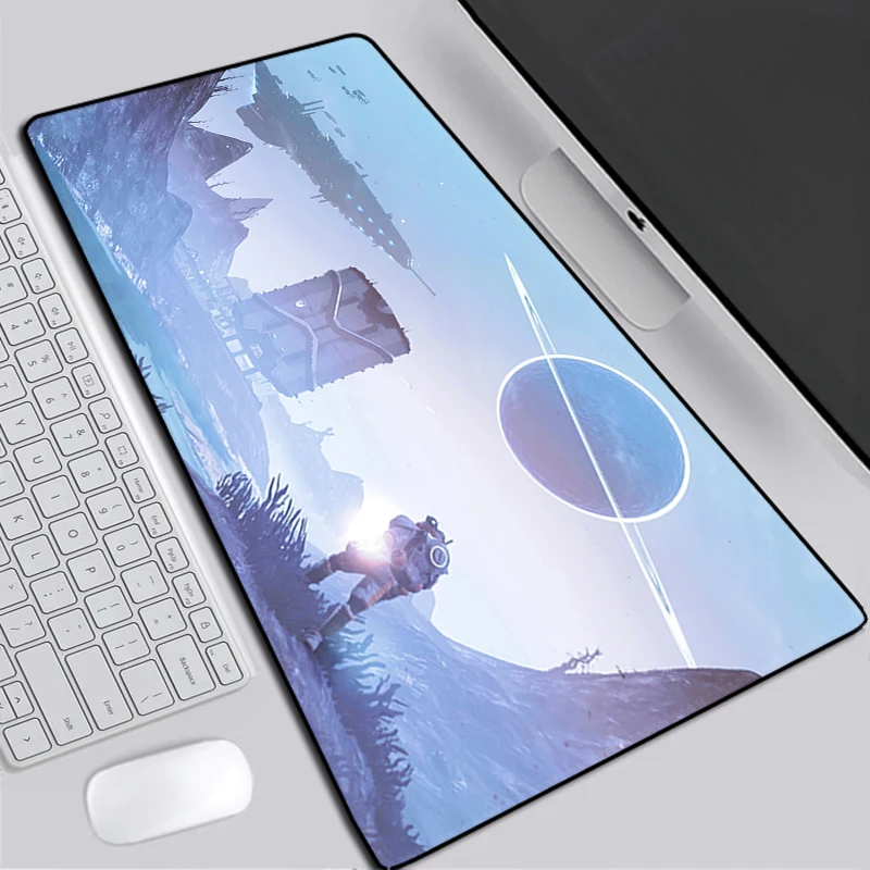 

Настольный коврик No Man Sky Xxl, Бесплатная доставка, игровой коврик для мыши 900x400, длинный ковер Xl, игровые коврики, милые аксессуары для ПК
