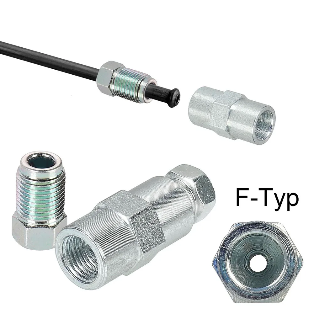 

Car Brake Pipe Joint Brake Pipe High Material M10 Practical To Use Way Female Connector Brand New For Bell Mouth Of 3/16 Pipe