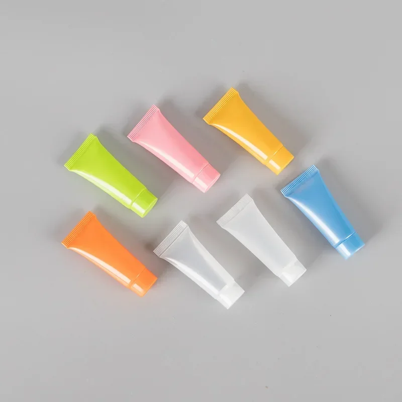 100 х 5 г 10 Пустой мини-полиэтиленовый мягкий косметический тюбик скраб-шланги