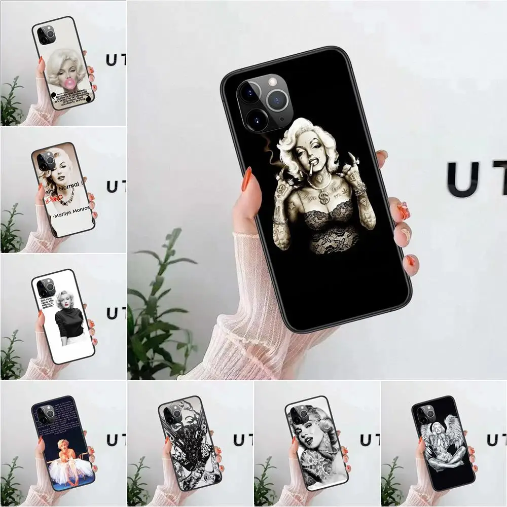 

Soft Phone Skin For Samsung Galaxy A72 A71 A70 A50 A40 A30 A20 A10S A02 A51 A32 A31 4G 5G Marylin Monroe Quotes Freshly
