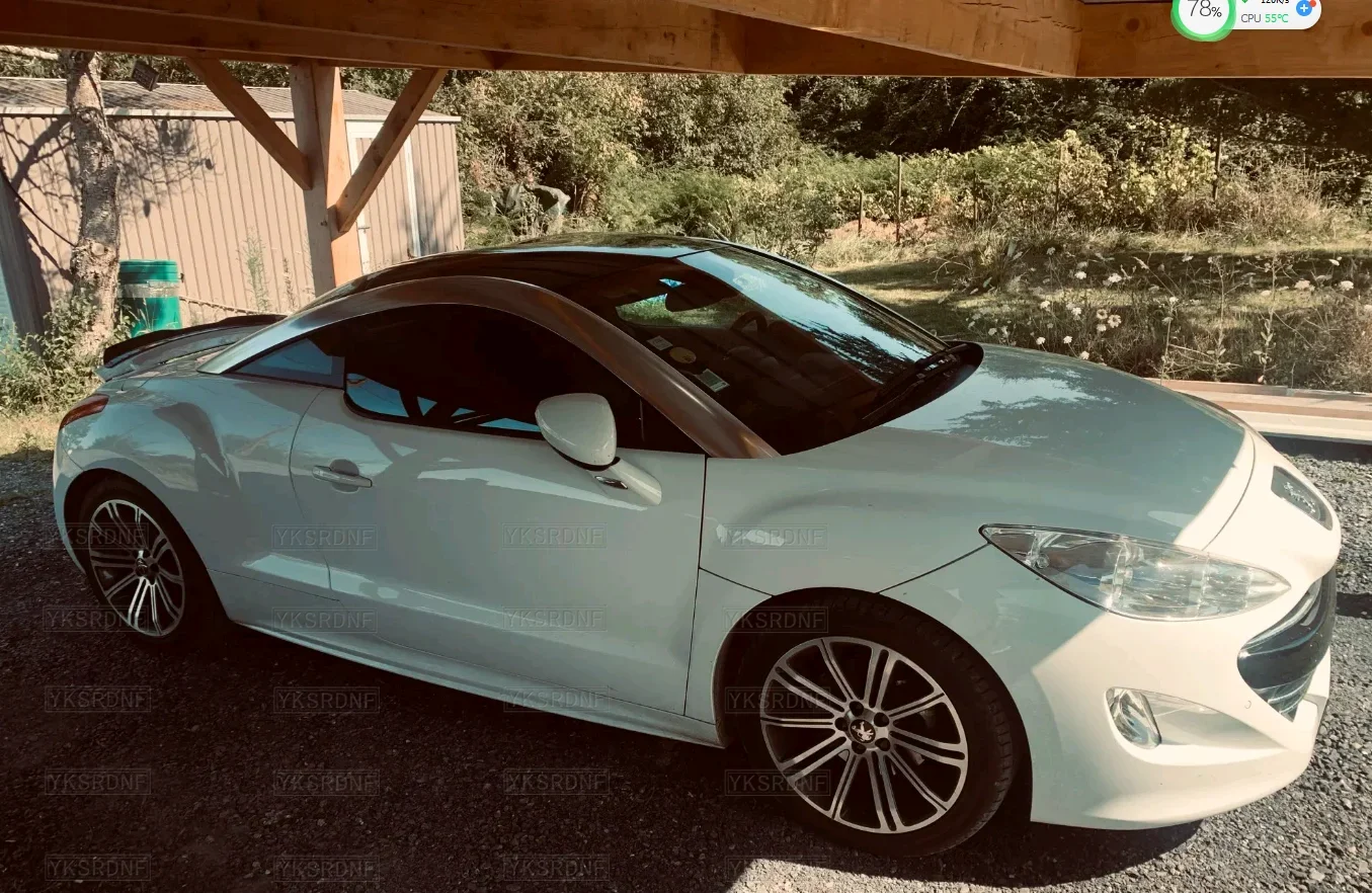 Блестящий черный Задний спойлер из АБС-пластика для PEUGEOT RCZ 2010 2011 2012 2013 2014 2015