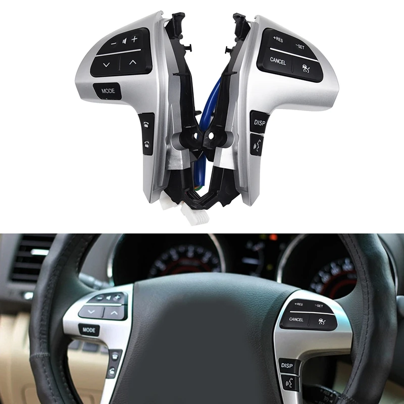 

Steering Wheel Audio Control Button With Cruise Control 84250-0K020 For Toyota Highlander 2009-2012 Hilux 2011-2013