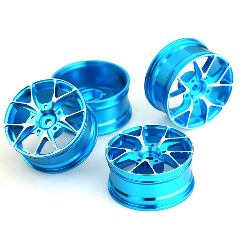 

4Pcs Metal Wheel Rims Wheel Hub for 1/10 RC On-Road Drift Touring Car Sakura Traxxas HSP Tamiya HPI Kyosho RedCat