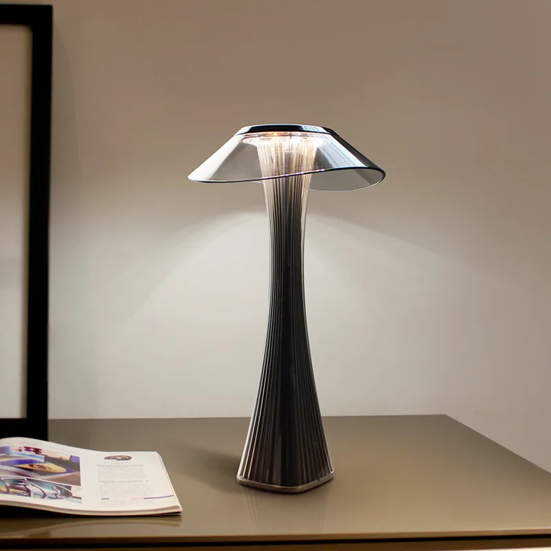 

LED Dimmable Table Lamp Touch Eye Protection USB Rechargeble Art Decor Lighting Gift Desk Lamp for Bedroom Bedside Coffee Bar