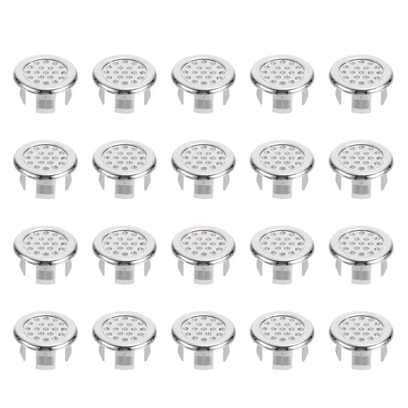 

20pcs Bathroom Sink Basin Overflow Cover Replacement Sink Basin Overflow Ring Bathroom Basin Faucet Insert Home Decor