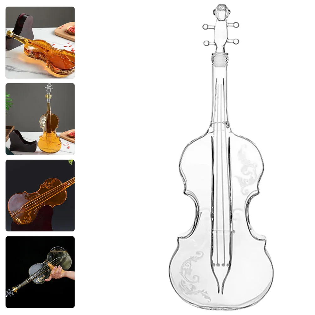 

Decorative Portable Household Creative Dispenser Divider Violin Bottles for Shop Hotel Home Bar