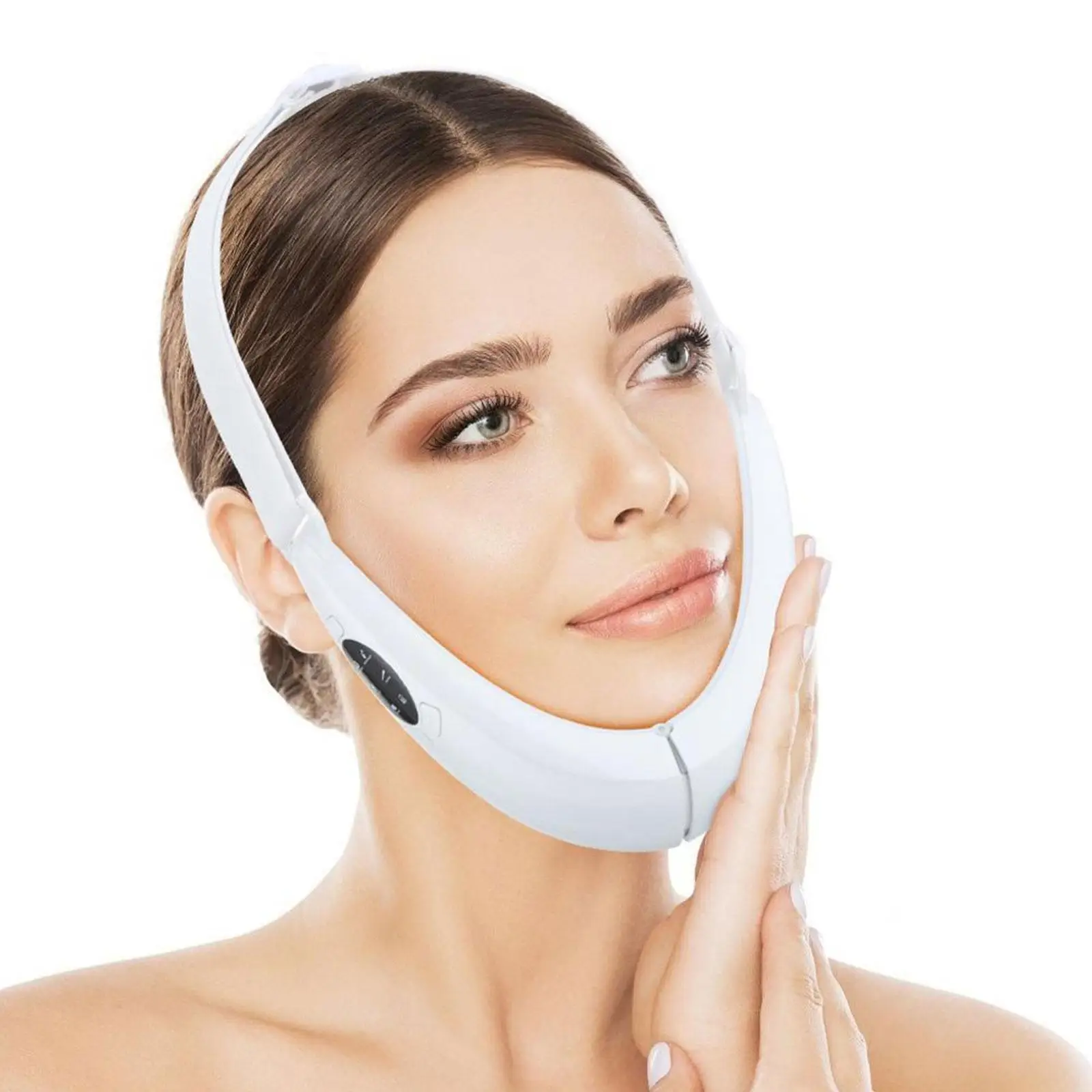 

EMS Facial Lifting Massager LED Photon Therapy Face Face Massager Slimming Vibration Device Jaw Face Lifting Belt Cellulite K4Z0