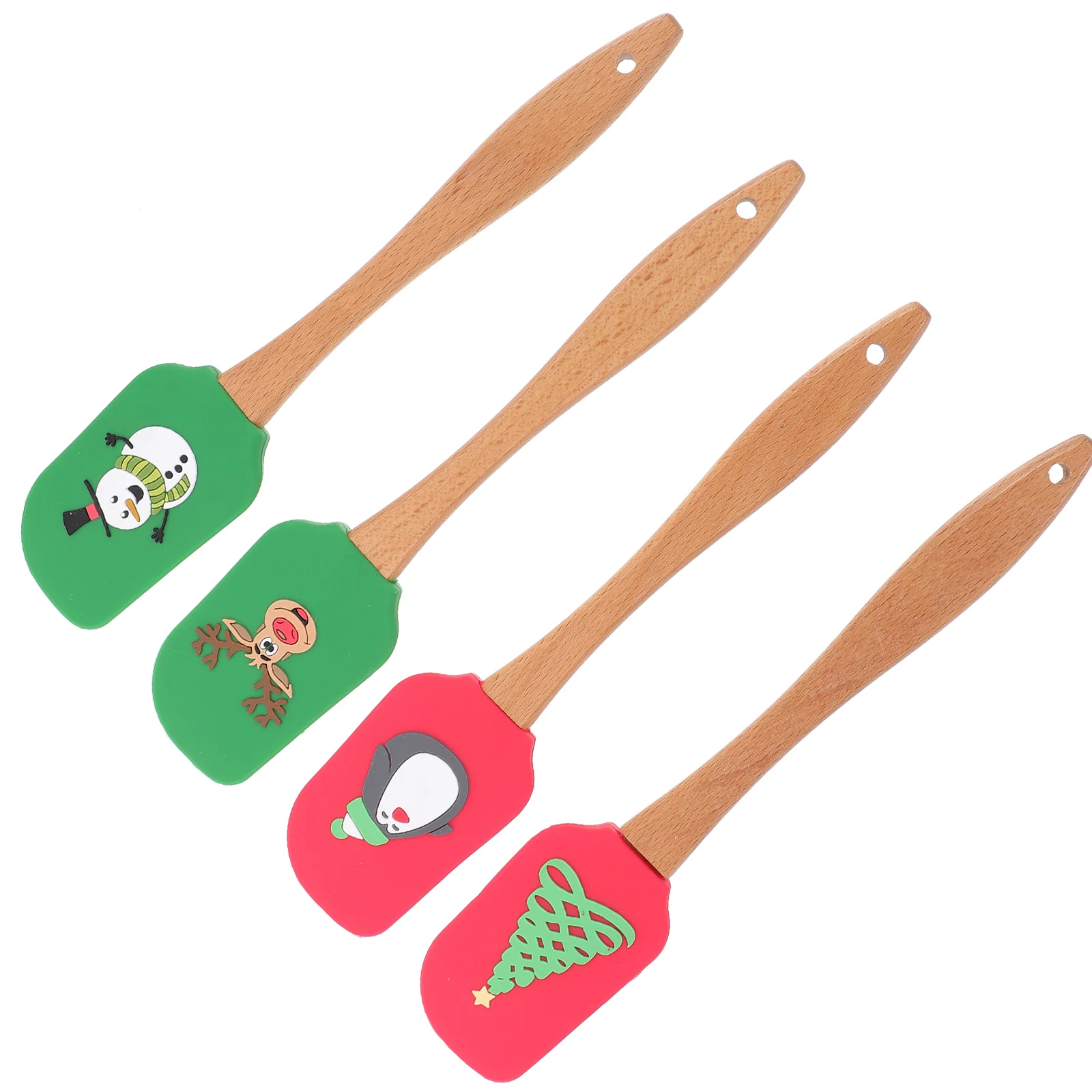 

Spatula Christmas Baking Scraper Silicone Cake Creambutter Rubber Kitchen Mixing Decorating Spatulas Scrappers Cooking Batter