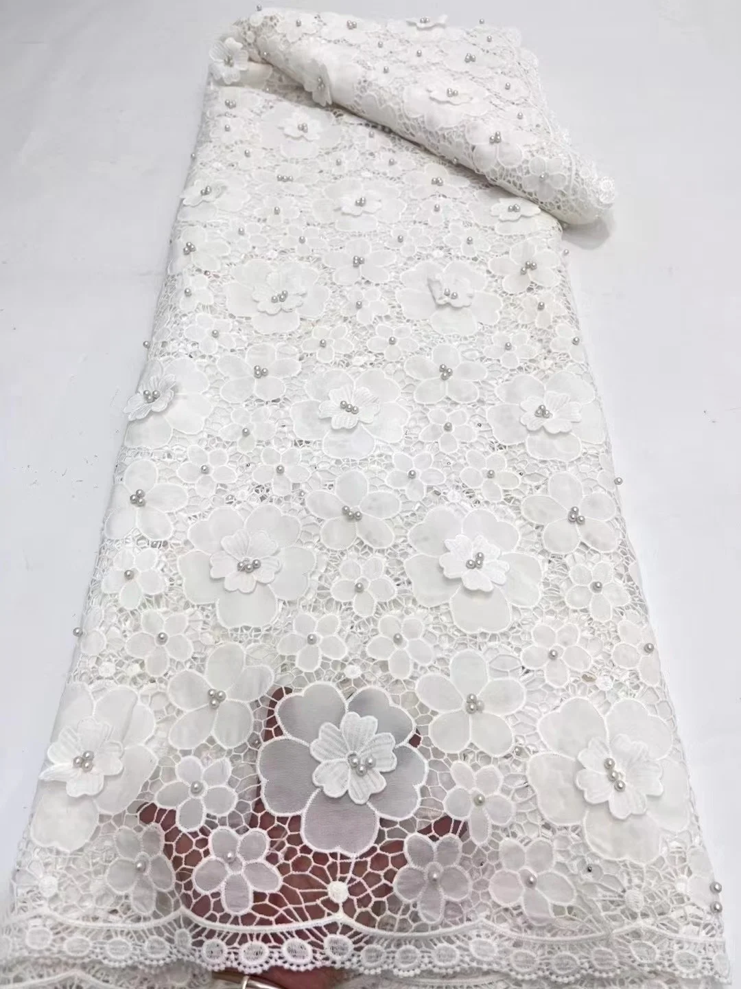 Африканский гипюр кружевная ткань швейцарская вуаль кружево высокого качества