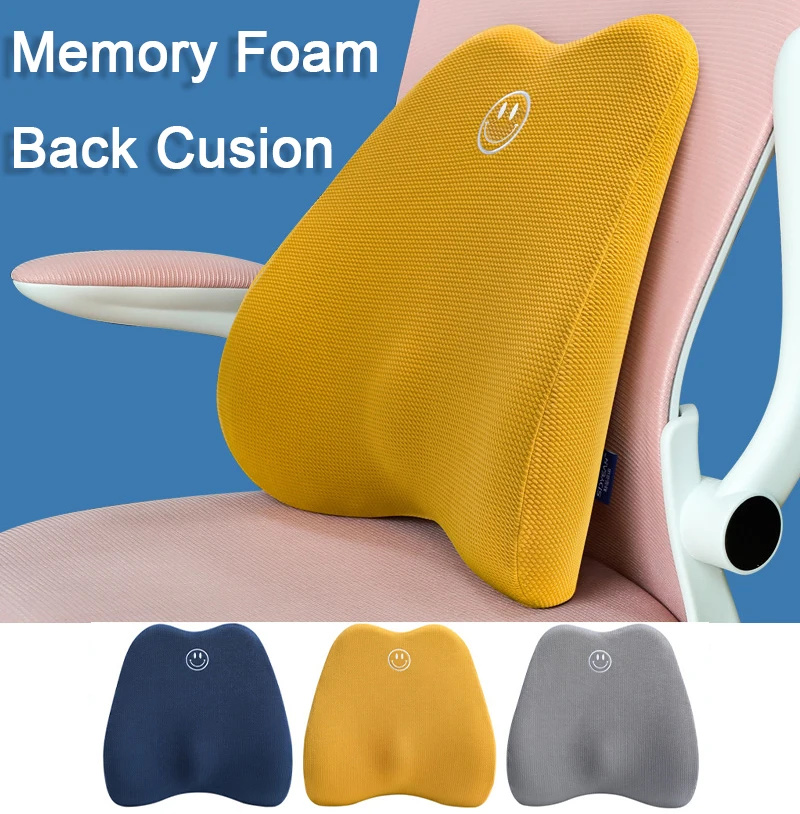 

Memory Foam Back Cushion Soft Lumbar Support Office Chair Cushion Car Seat Cushion Seat Cushion Caudal Verteb Support Cushion