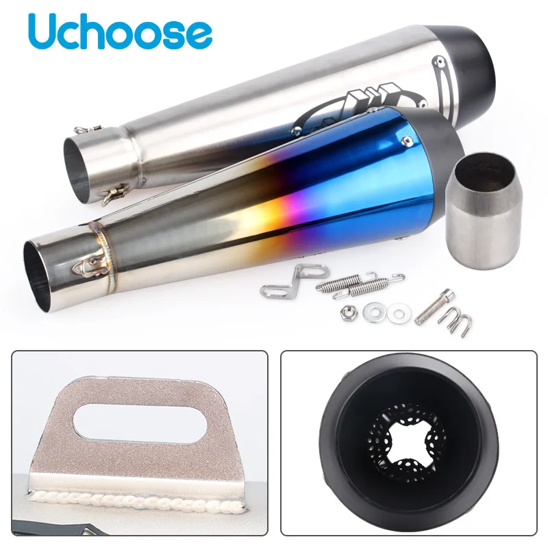 

Universal Modified Motorcycle Scooter Exhaust Pipe Motocross Dirt Bike Moto ATV AJNIN TMAX CRF 230 Caliber 51mm Fashionable