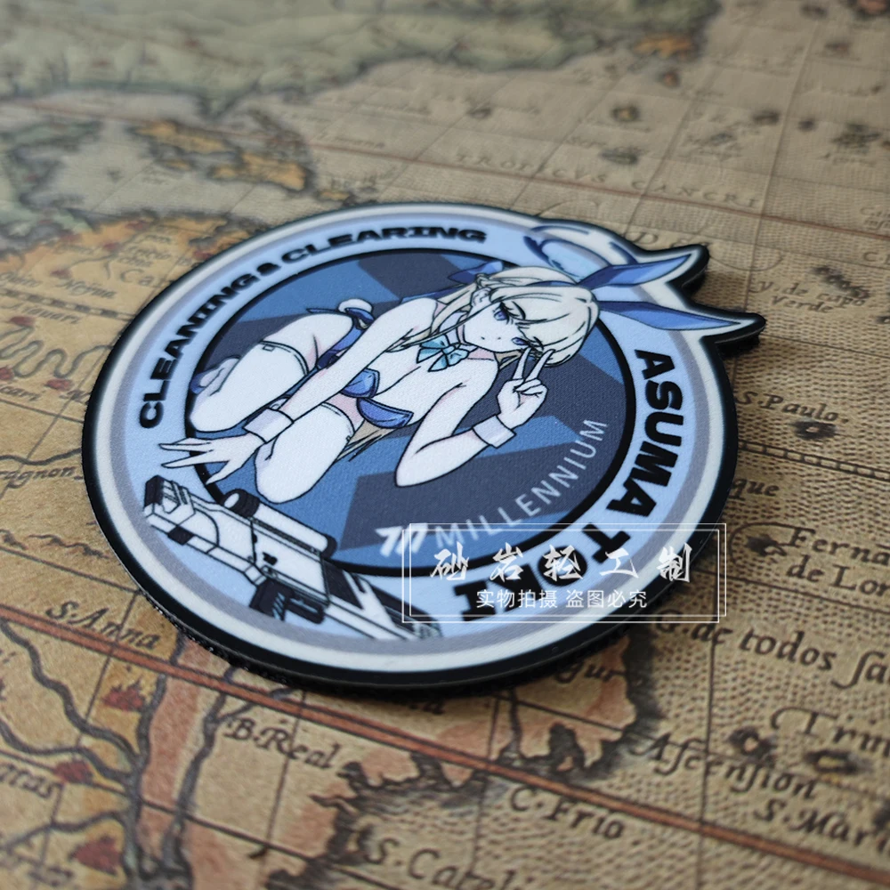 Синий архив патч токи рандомный боевой дух и петля нарукавник BlueArchive тактическая