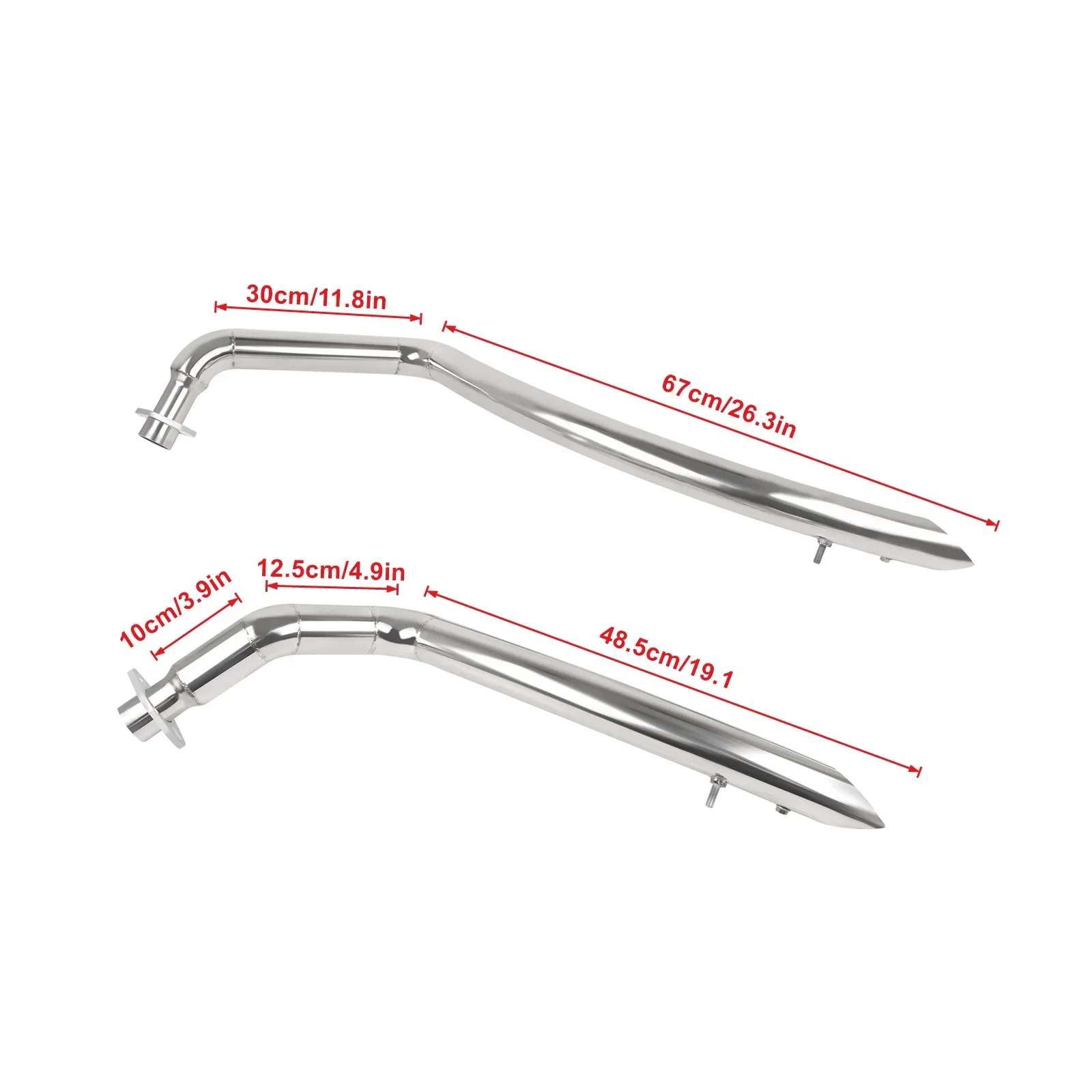 Труба глушителя выхлопной системы KiFor Honda Shadow VT750/Spirit 750/Phantom 750/VT750C Aero 750 VT750C2 VT750C2B