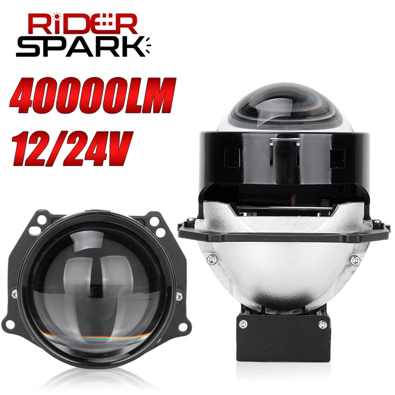 3" 24V BI LED Projector Lens For Hella 3R G5 160W 40000LM For Trucks Headlight Bulbs Upgrade 12V Turbo Fan Spotlight Diodes PTF