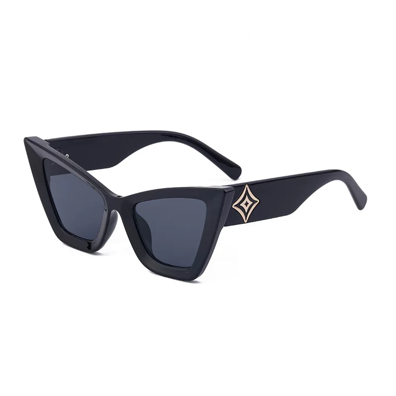 

Oversized Cat Eye Sunglasses Women 2023 Fashion Vintage Gradient Shades Eyewear Morden Designer Sun Glasses UV400 Glases
