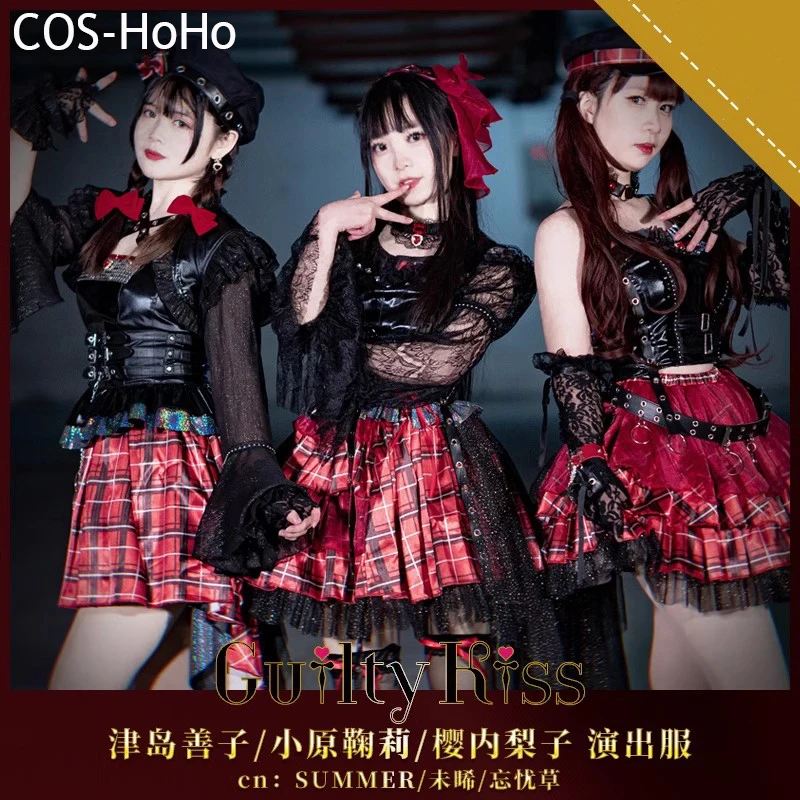COS-HoHo аниме Lovelive Guilty Kiss Sakurauchi Riko/Tsushima Yoshiko/Ohara Mari List Group Performance Костюм Косплей НОВЫЙ