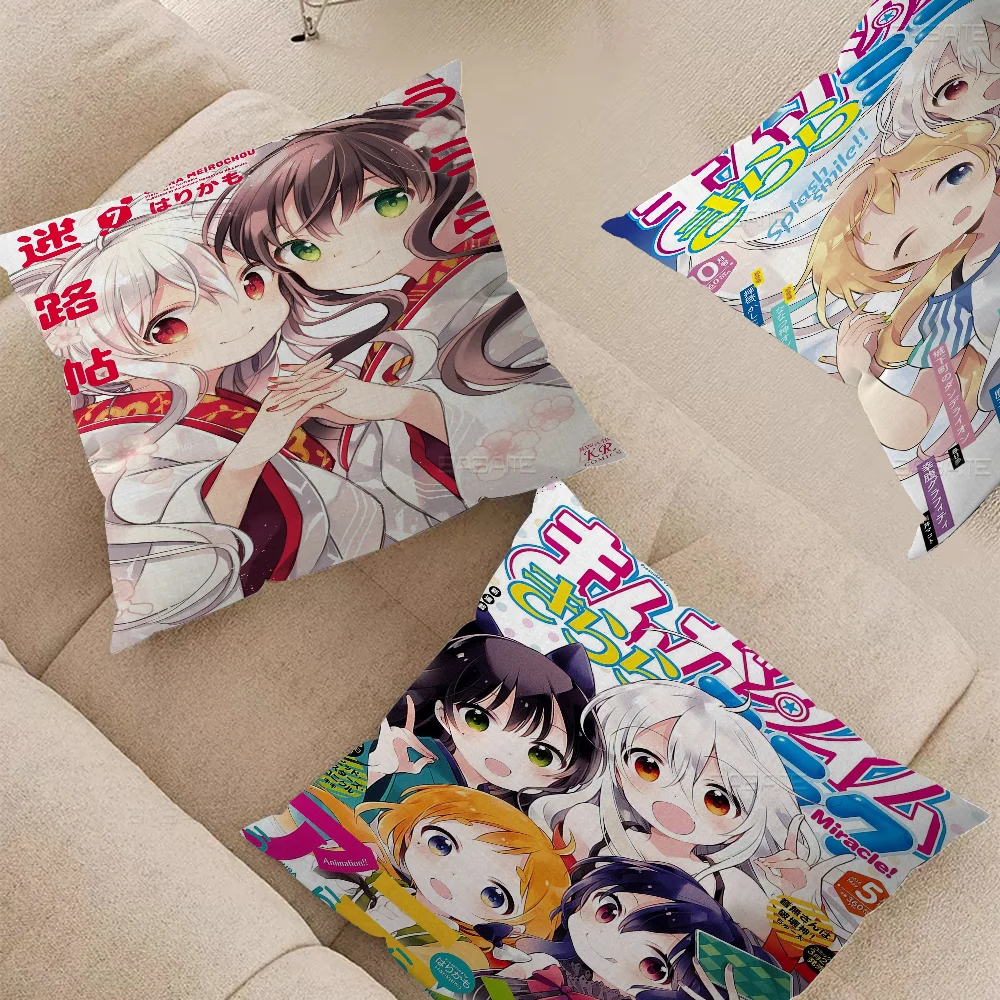 Urara Meirocho Personalized picture text home decorative pillows Household Gifts 45x45cm