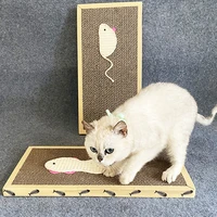 4422cm cat scratching board fish mouse shape cat scraper paw pad kitten claw grinder scratching pad furniture protector