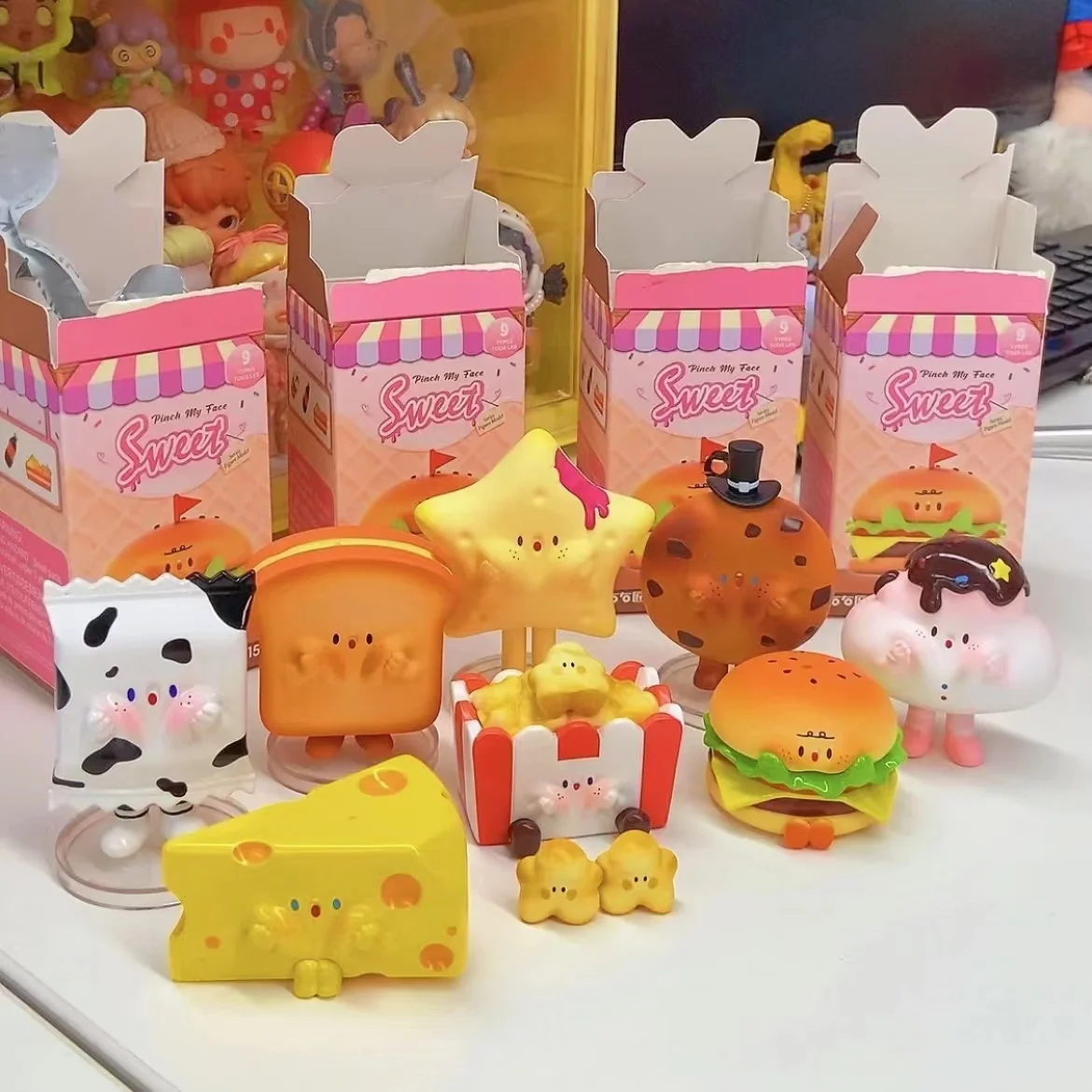 

Pinch My Face Sweet Series Blind Box Toys Anime Figure Cute Dolls Surprise Bag Kawaii Model for Girl Birthday Gift