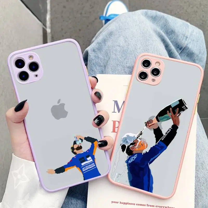 

MaiYaCa Lando Norris 2021 Phone Case for iPhone X XR XS 7 8 Plus 11 12 13 pro MAX 13mini Translucent Matte Case