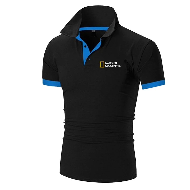 

2022 Men's Summer Print Polo Shirt Stritching Luxury Golf Sport Tops Short Sleeves Outdoor High Quality Man Business Polo Tees