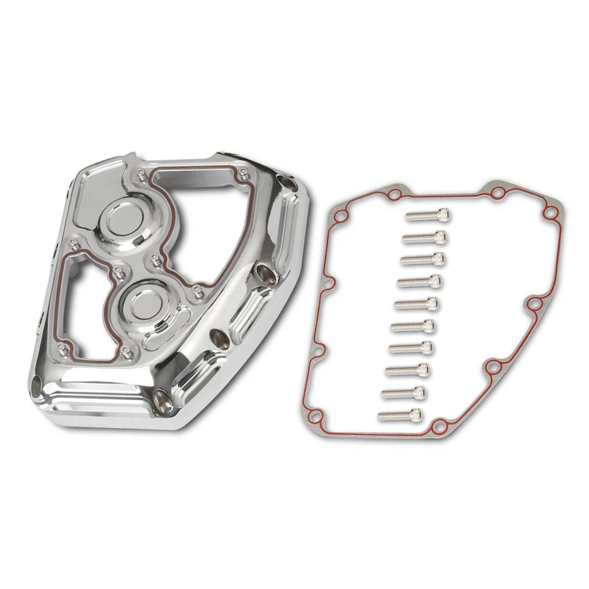 Черный хромированный чехол с ЧПУ Clarity Cam для Harley Twin road king FLHR Street Glide FLHX 06-16 softail FLSTF