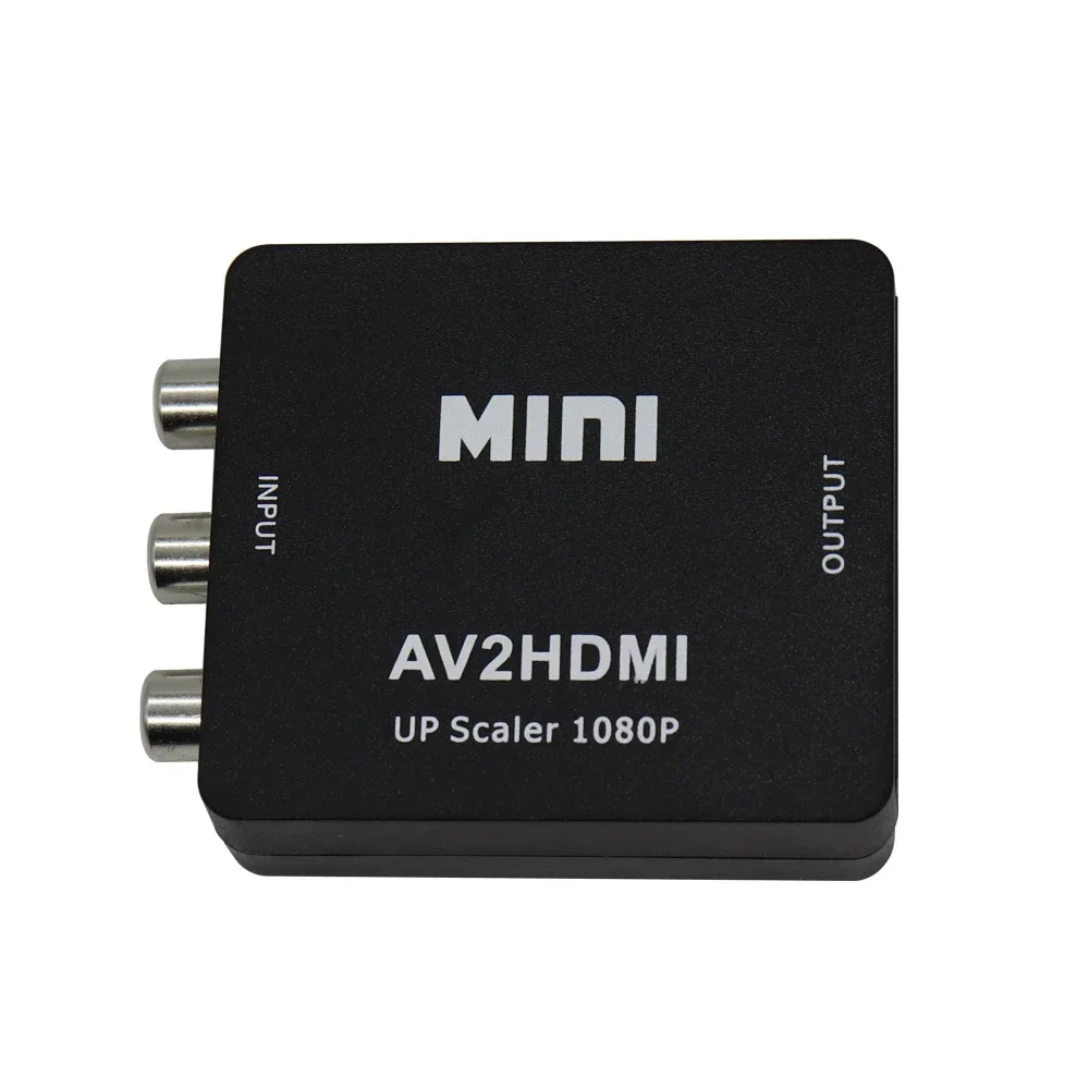 Композитный адаптер совместимый с RCA AV в HDMI конвертер аудио-видео кабель 1080P