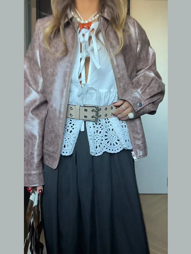 Женская ажурная рубашка элегантная белая Повседневная Блузка с круглым вырезом