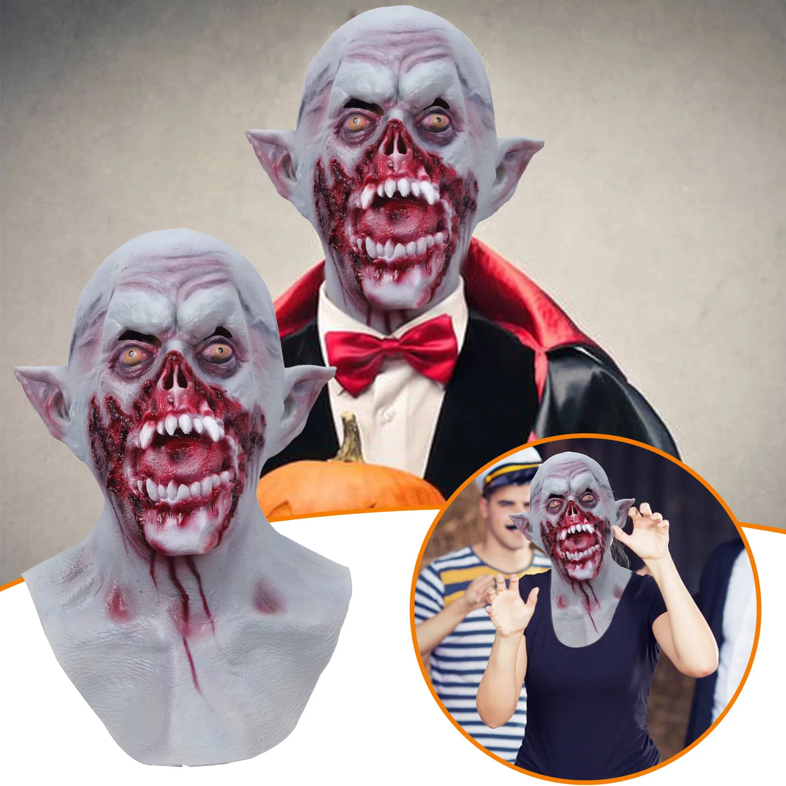 

Bloody Skeleton Facemask Adult Latex Horror Facemask Creepy Halloween Facemask Horror Skeleton Facemask Party Party Favors