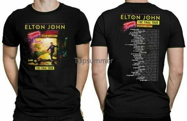 Elton John T Shirt Farewell Tour 2022 Merch