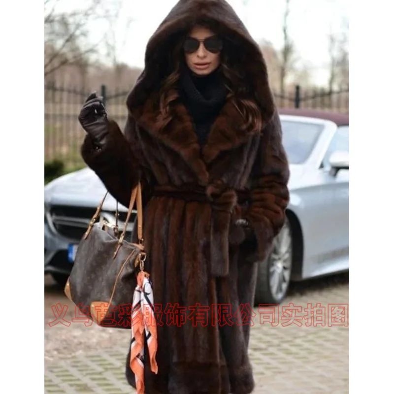 2022 Women's Winter Coats Women Coat Fur Thick Winter Office Lady Other Fur Yes Real Fur Luxury Winter Women's Coat