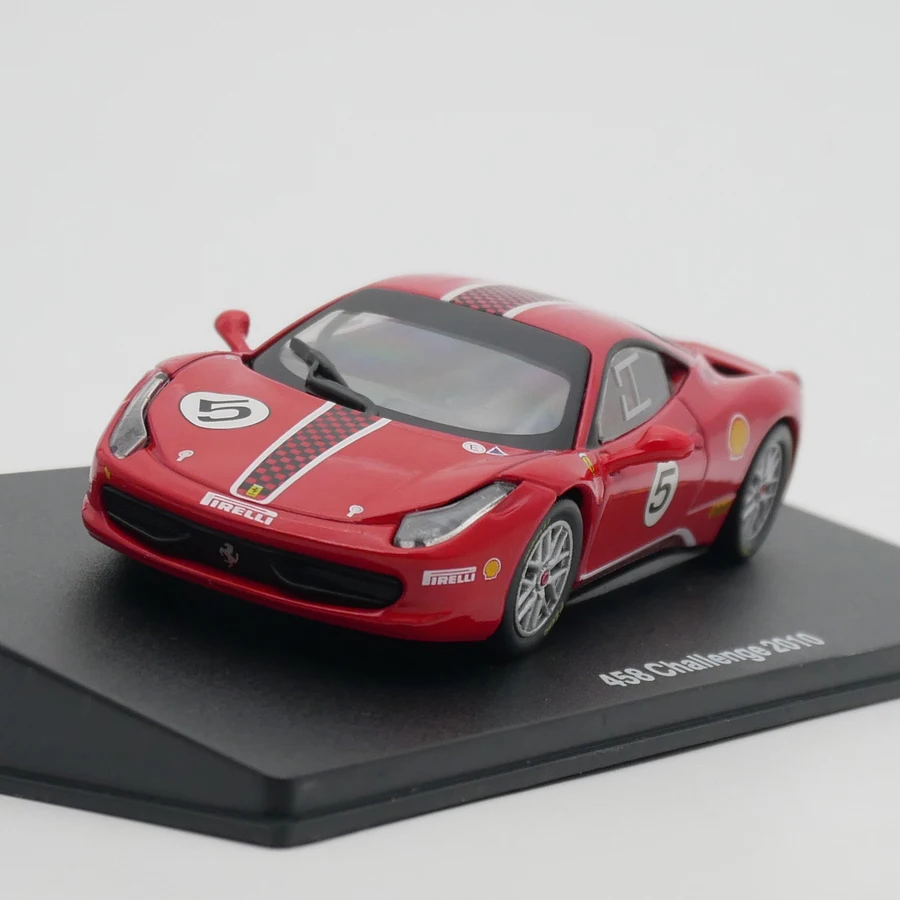 

Коллекционная красная модель автомобиля под давлением Ixo в масштабе 1:43 классическое купе 458 вызов 2010 коллекционная игрушка подарок сувениры демонстрация