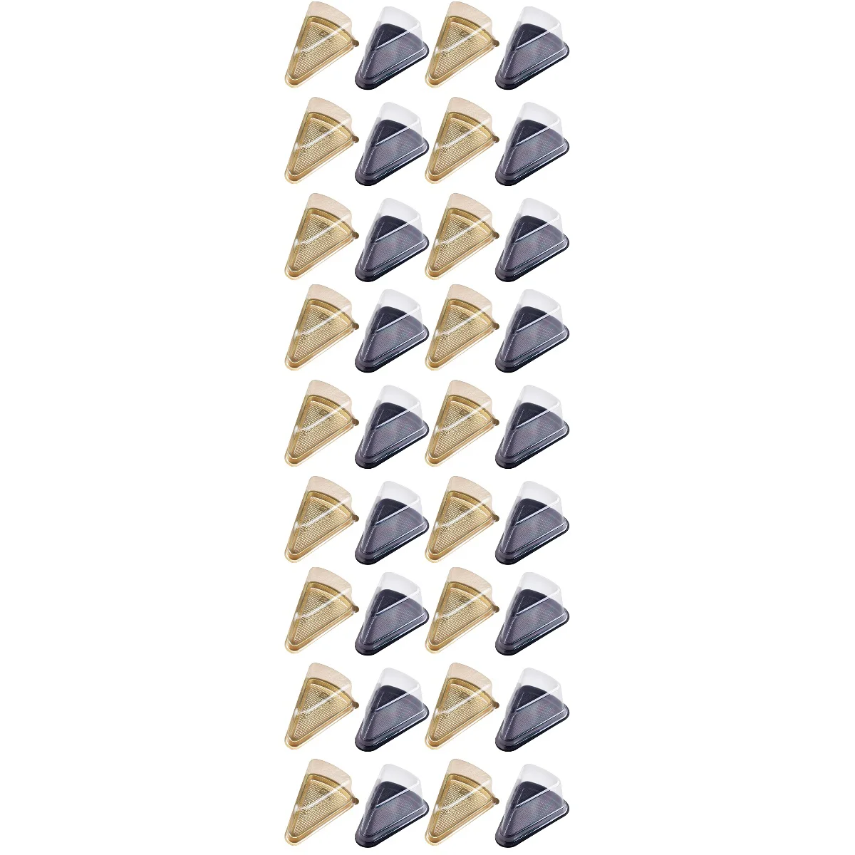 

120 шт. коробочки для кусочков торта полезные Контейнеры для торта