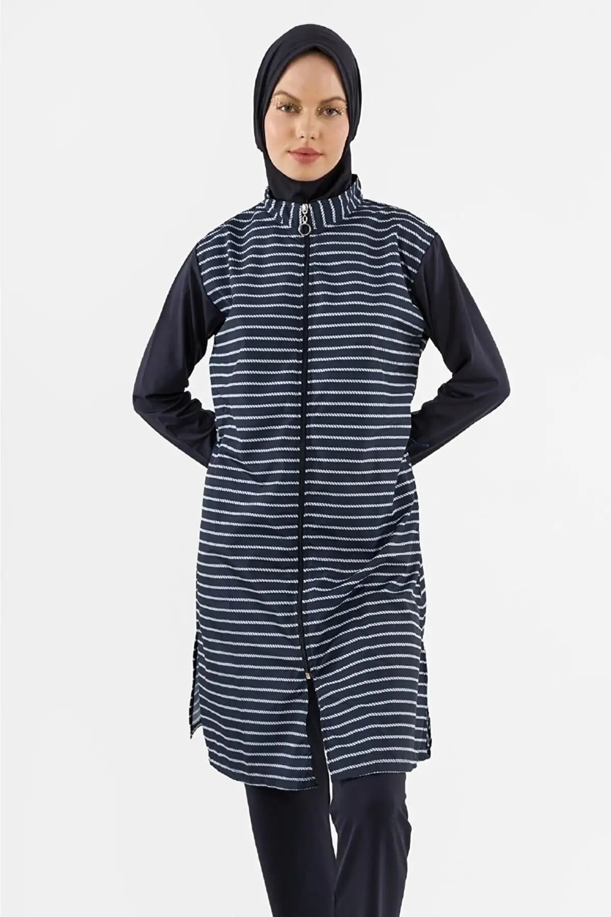 

Новые мусульманские купальники из Буркини, скромная летняя одежда, купальный хиджаб с длинным рукавом, спортивный Мусульманский купальник,...