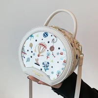 circular womens bag 2022 trend handbags for women luxury designer purse and handbag floral printed small crossobdy bags