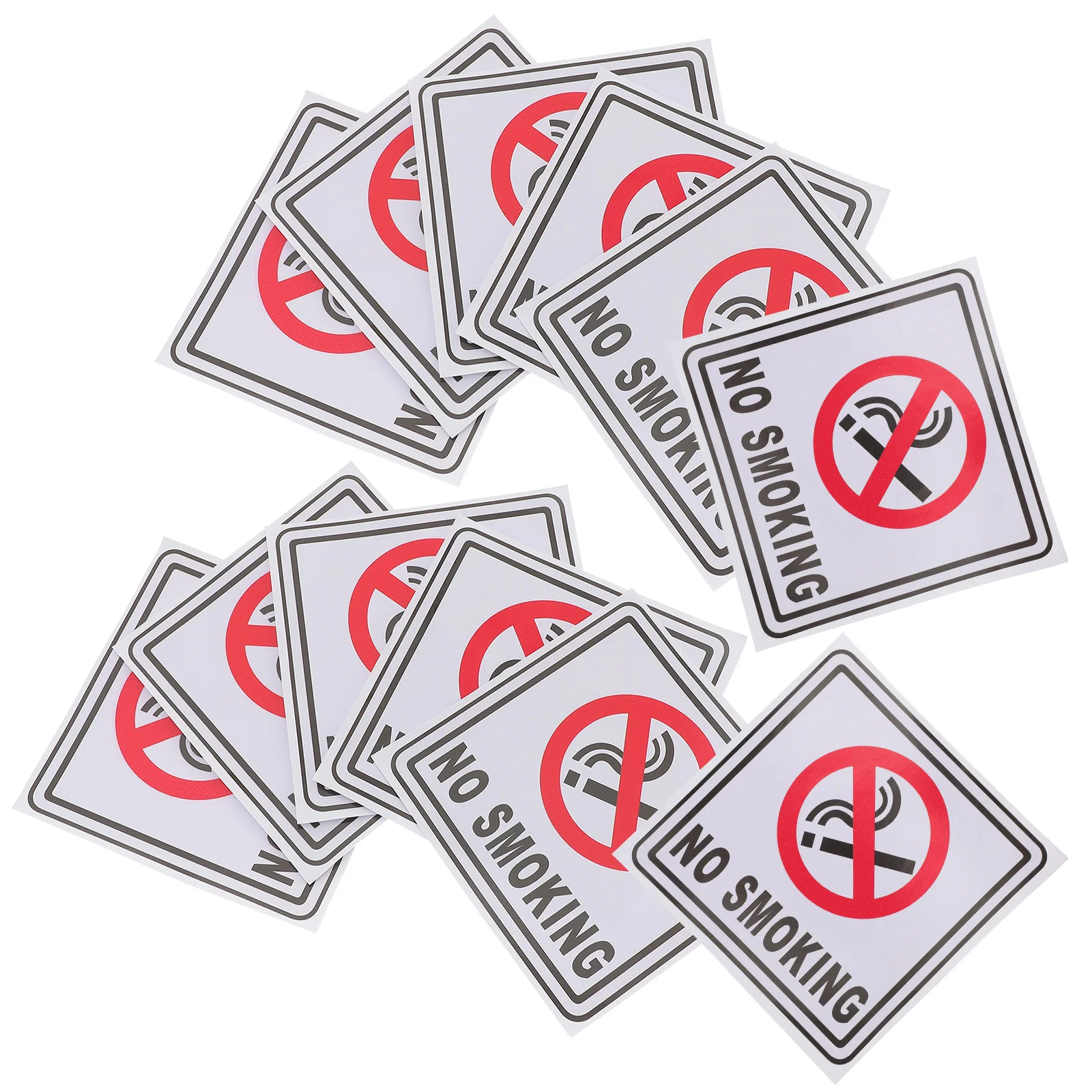 

No Smoking Sign Sticker Warning Stickers Stop Symbol Decal Waterproof Cars Vaping Vehicles Self Adhesive Non Labels Do Not Free