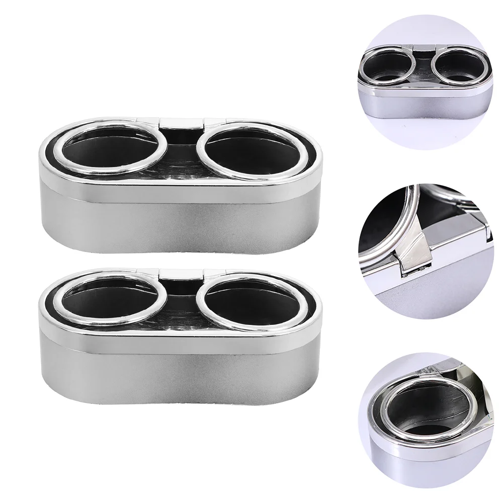

Cup Holder Auto Water Car Dual Vehicle Drink Beverage Organizer Plastic Organizers Glasses for the